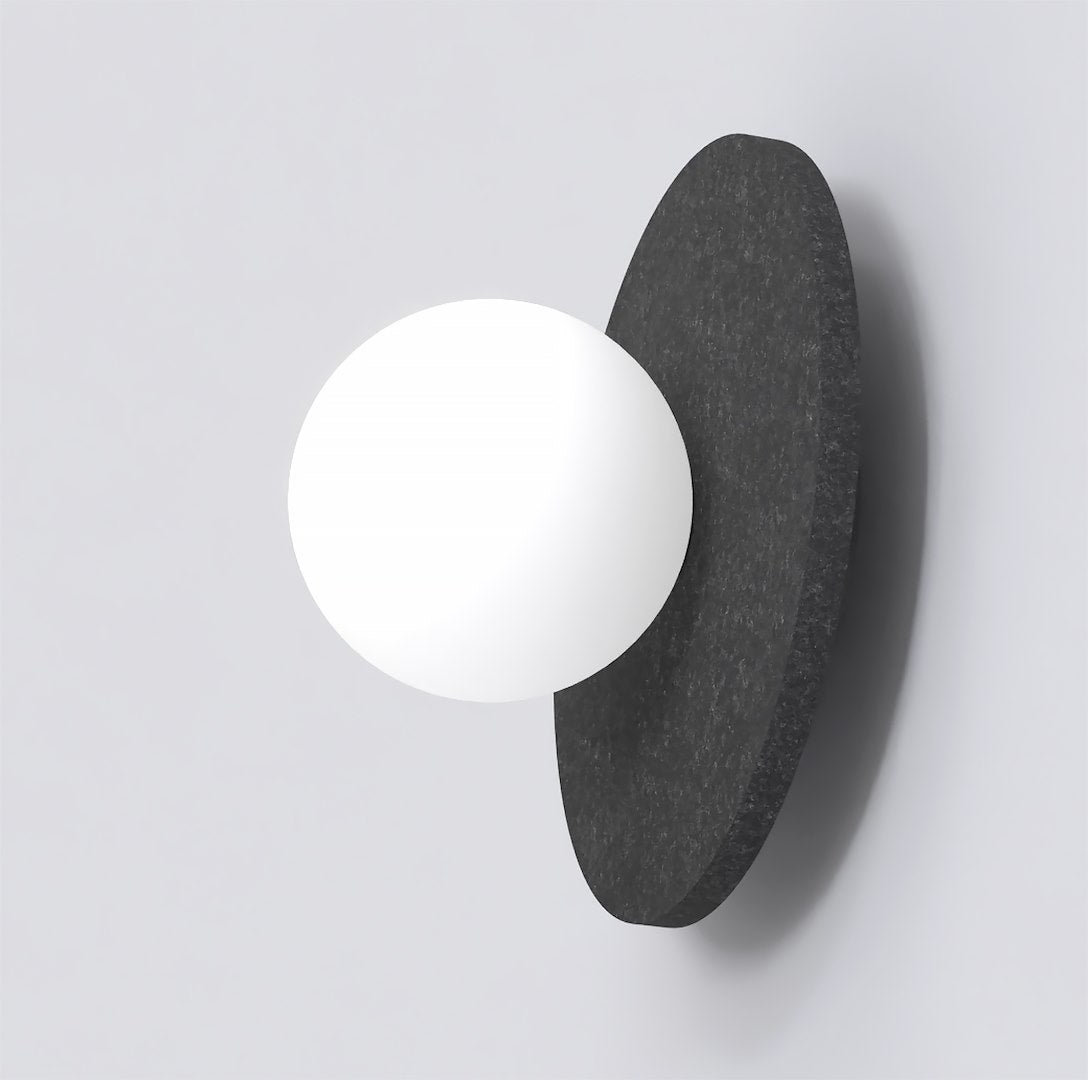 Calma wall lamp black s