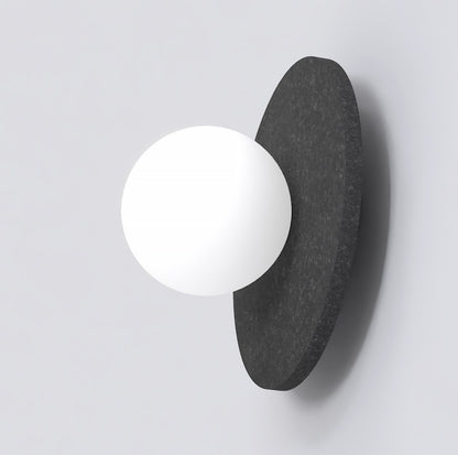 Calma wall lamp black s