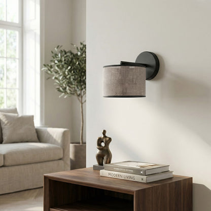 Eco wall lamp black/grey
