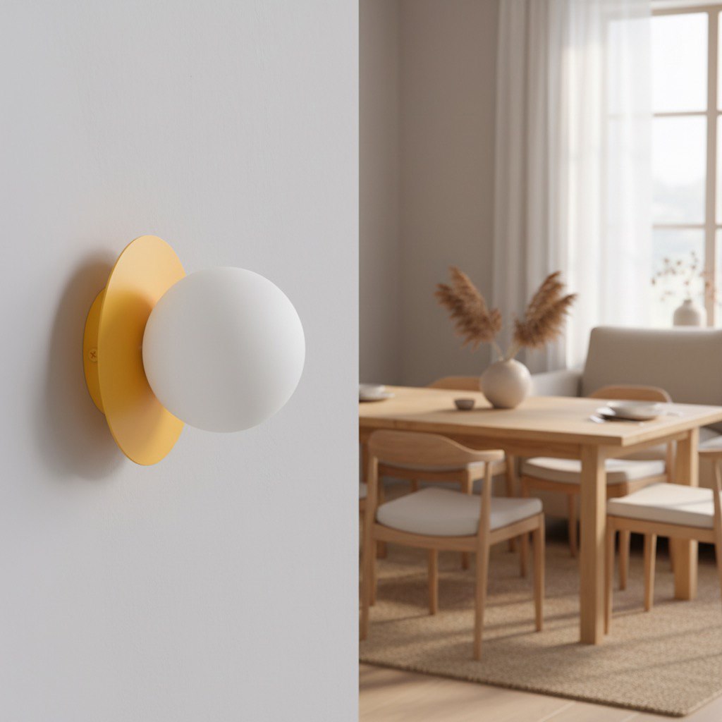 Americana wall lamp orange