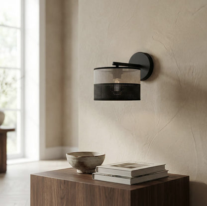 Karbon wall lamp black/grey