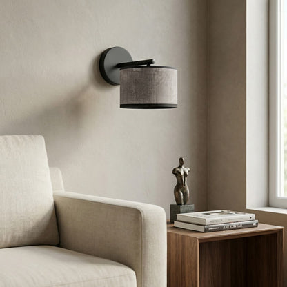 Eco wall lamp black/grey