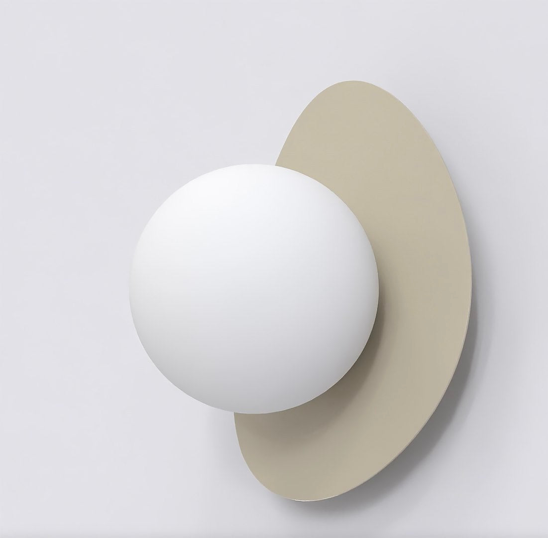 Ovo wall lamp mocha