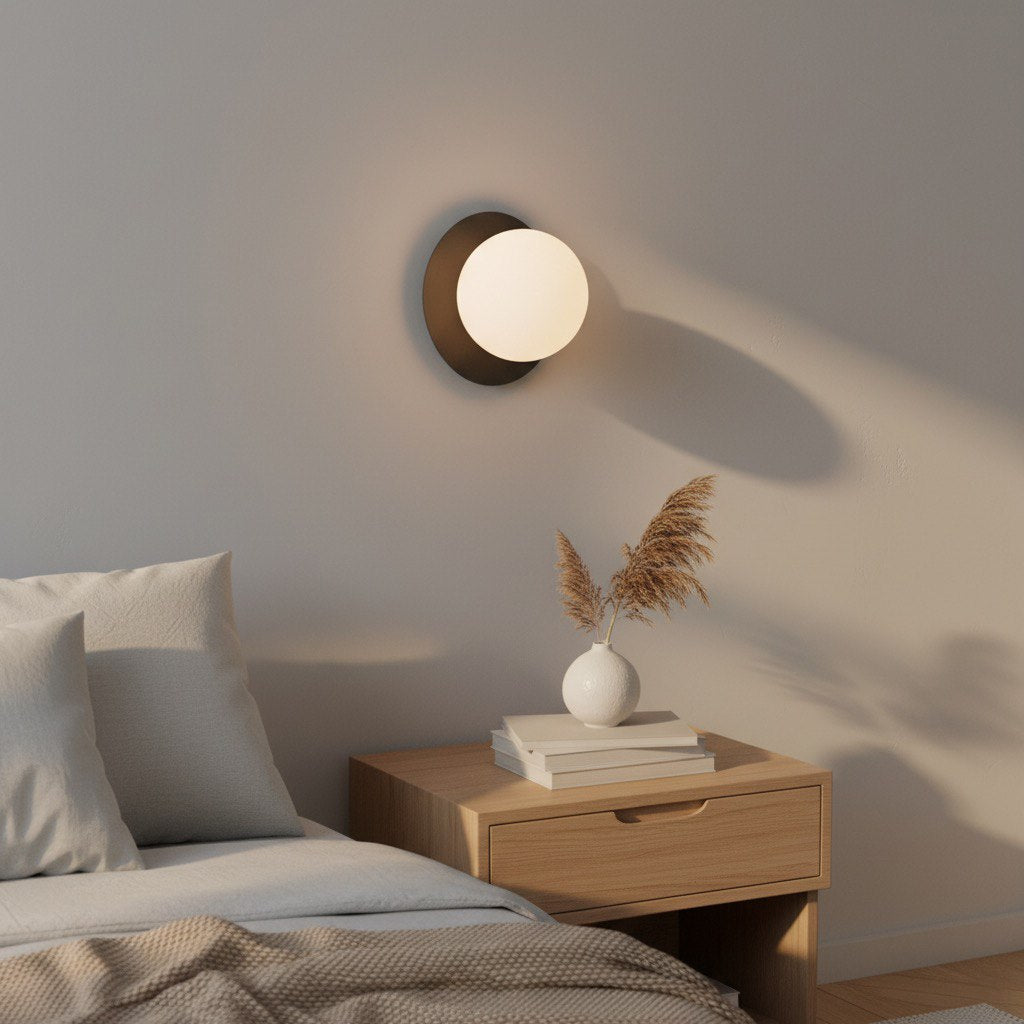 Americana wall lamp black