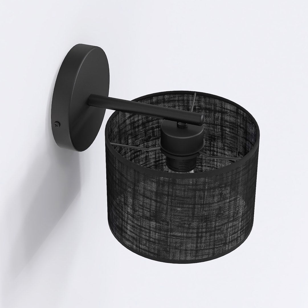 Eco wall lamp black