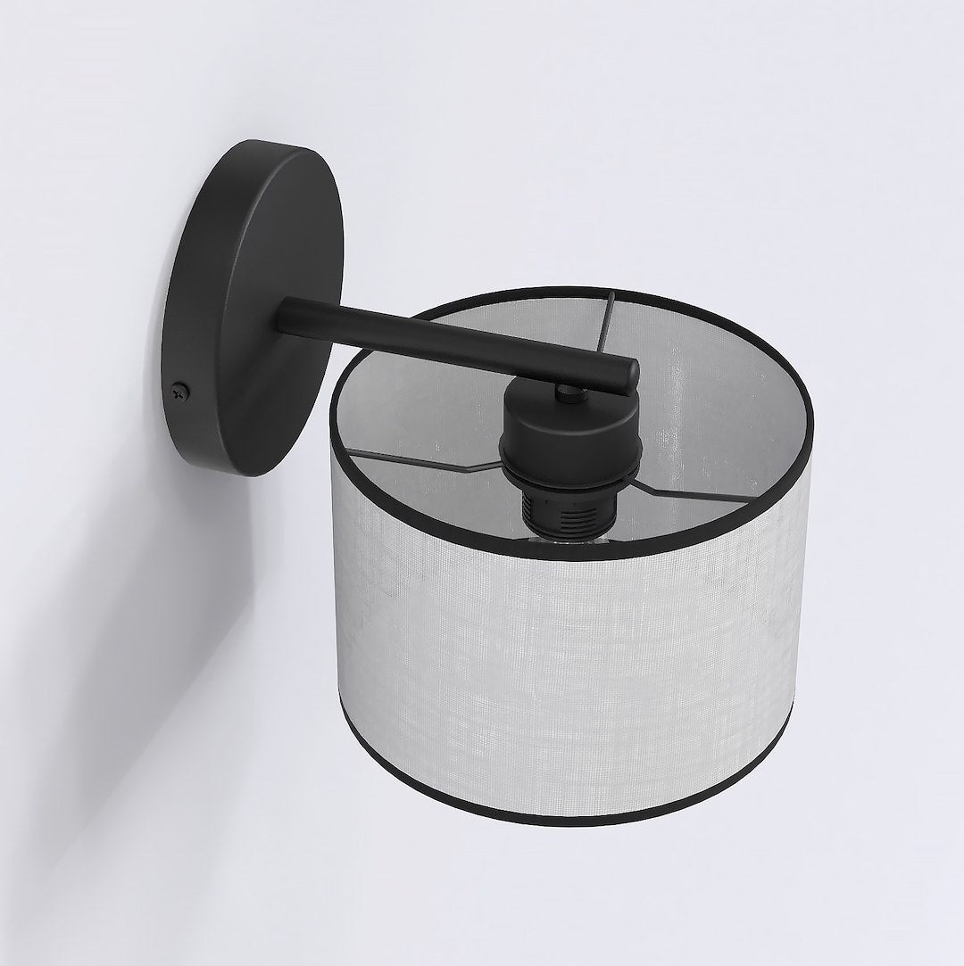 Eco wall lamp black/grey