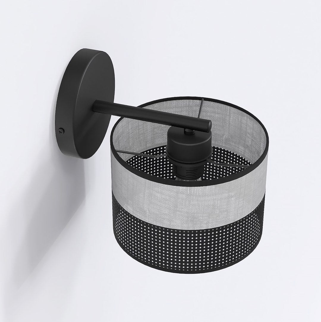 Karbon wall lamp black/grey
