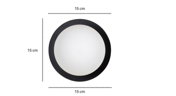 Minerva wall lamp black