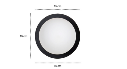 Minerva wall lamp black