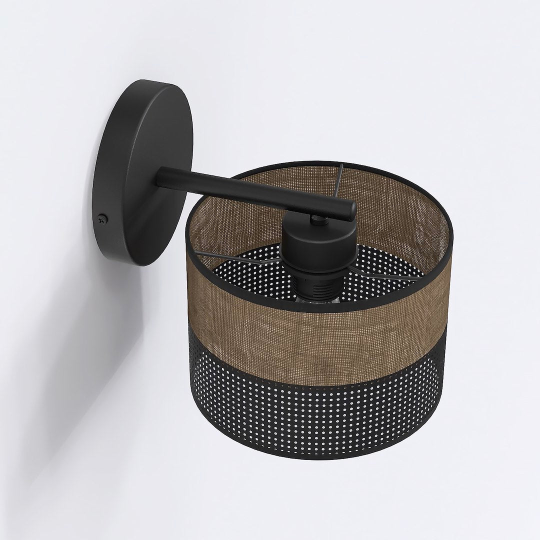 Karbon wall lamp black/brown