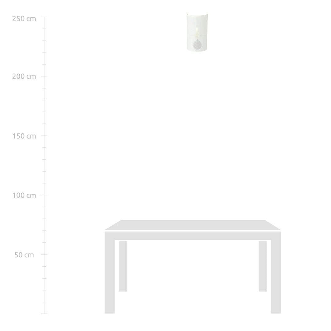 Aston wall lamp white/gold