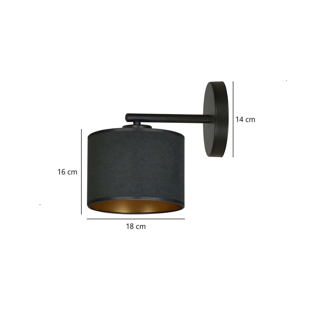 Hilde wall lamp black