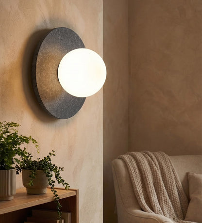 Calma wall lamp black s