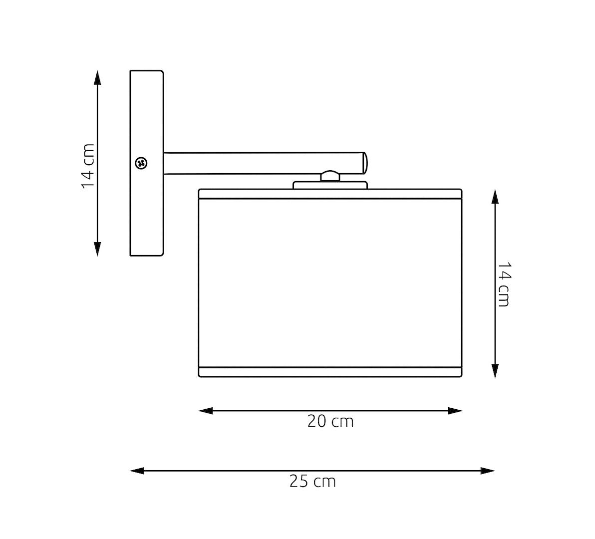 Karbon wall lamp black/grey