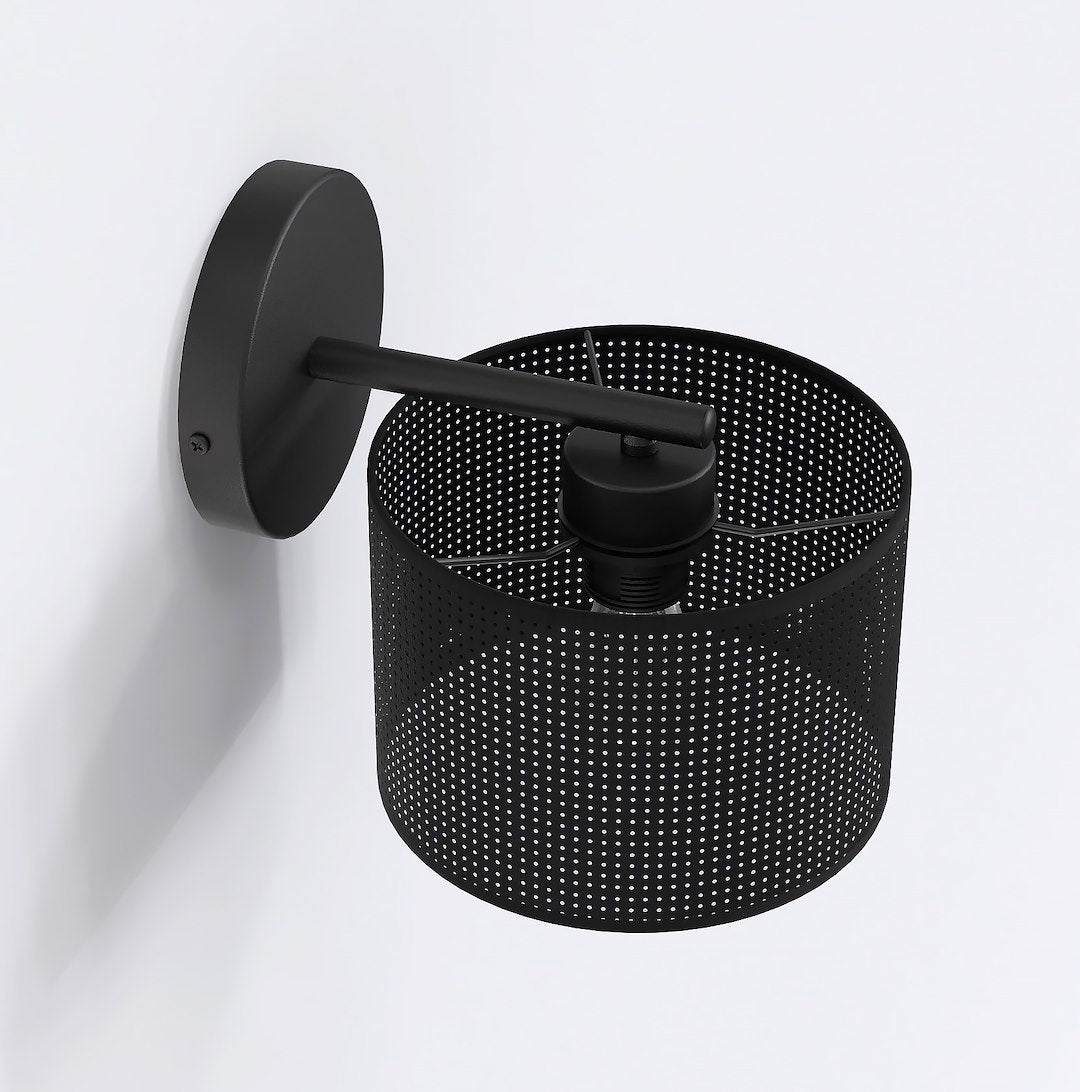 Lux wall lamp black