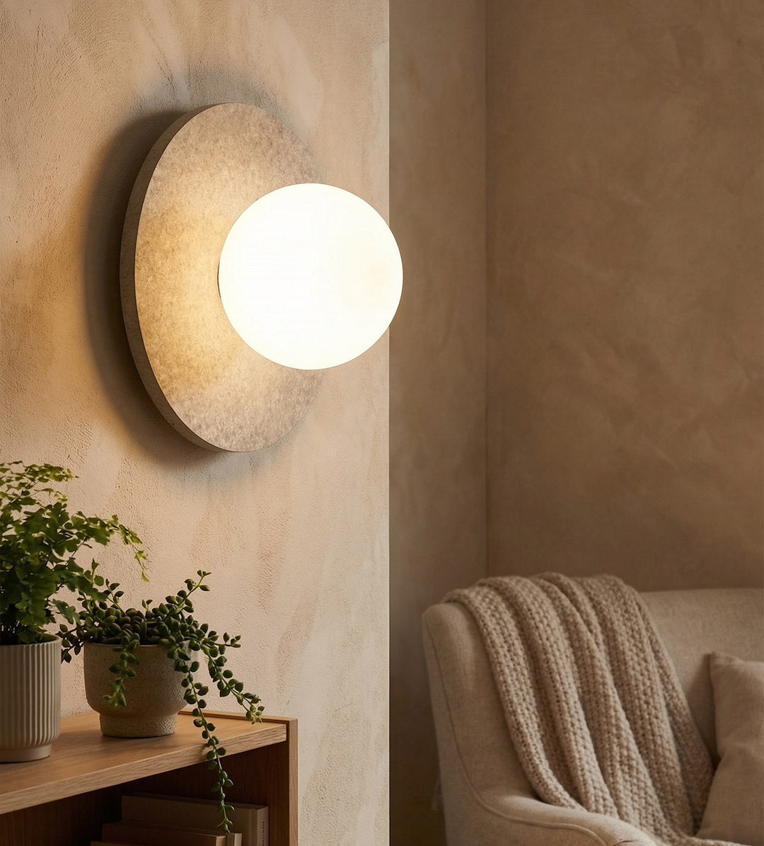Calma wall lamp beige s