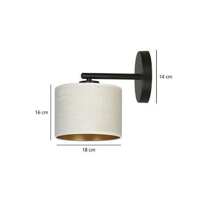 Hilde wall lamp white