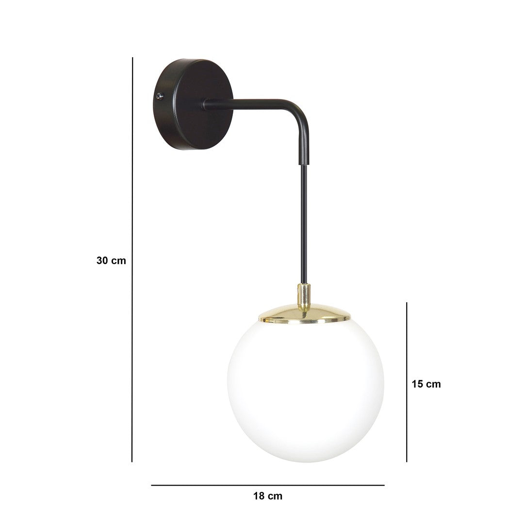 Ognis wall lamp black