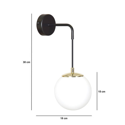 Ognis wall lamp black