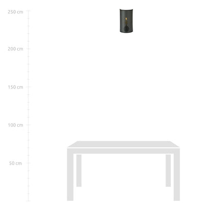 Aston wall lamp black/gold