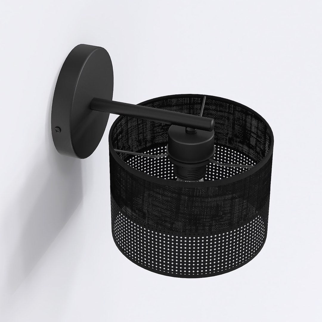 Karbon wall lamp black