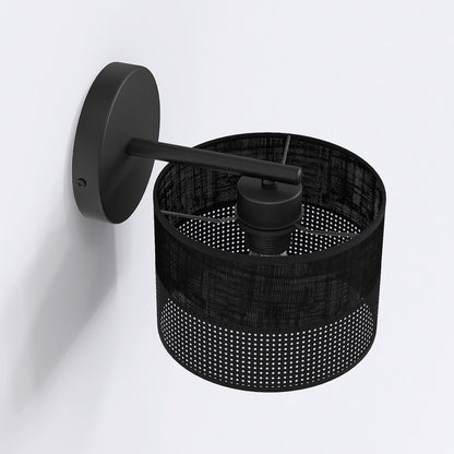 Karbon wall lamp black