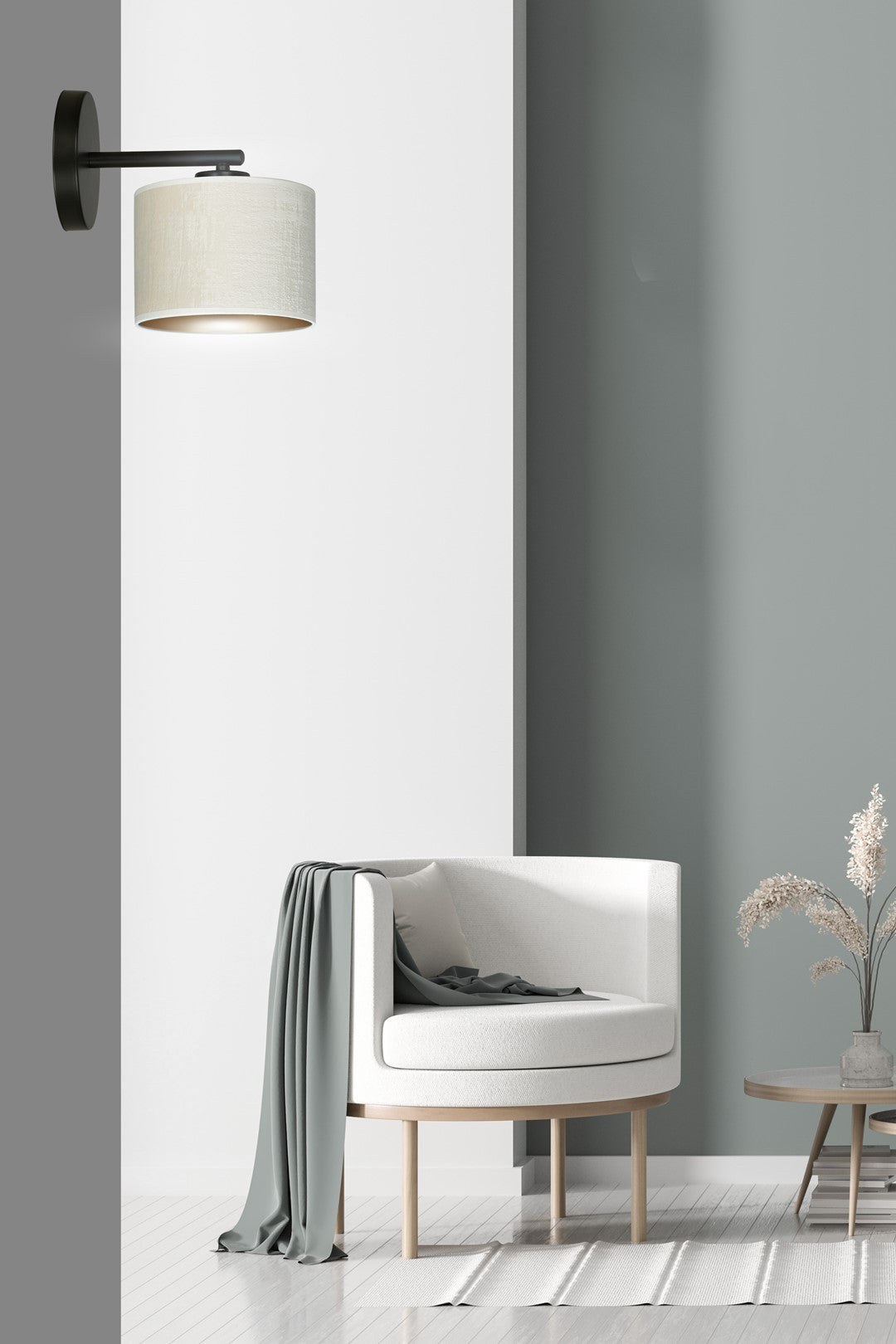 Hilde wall lamp white