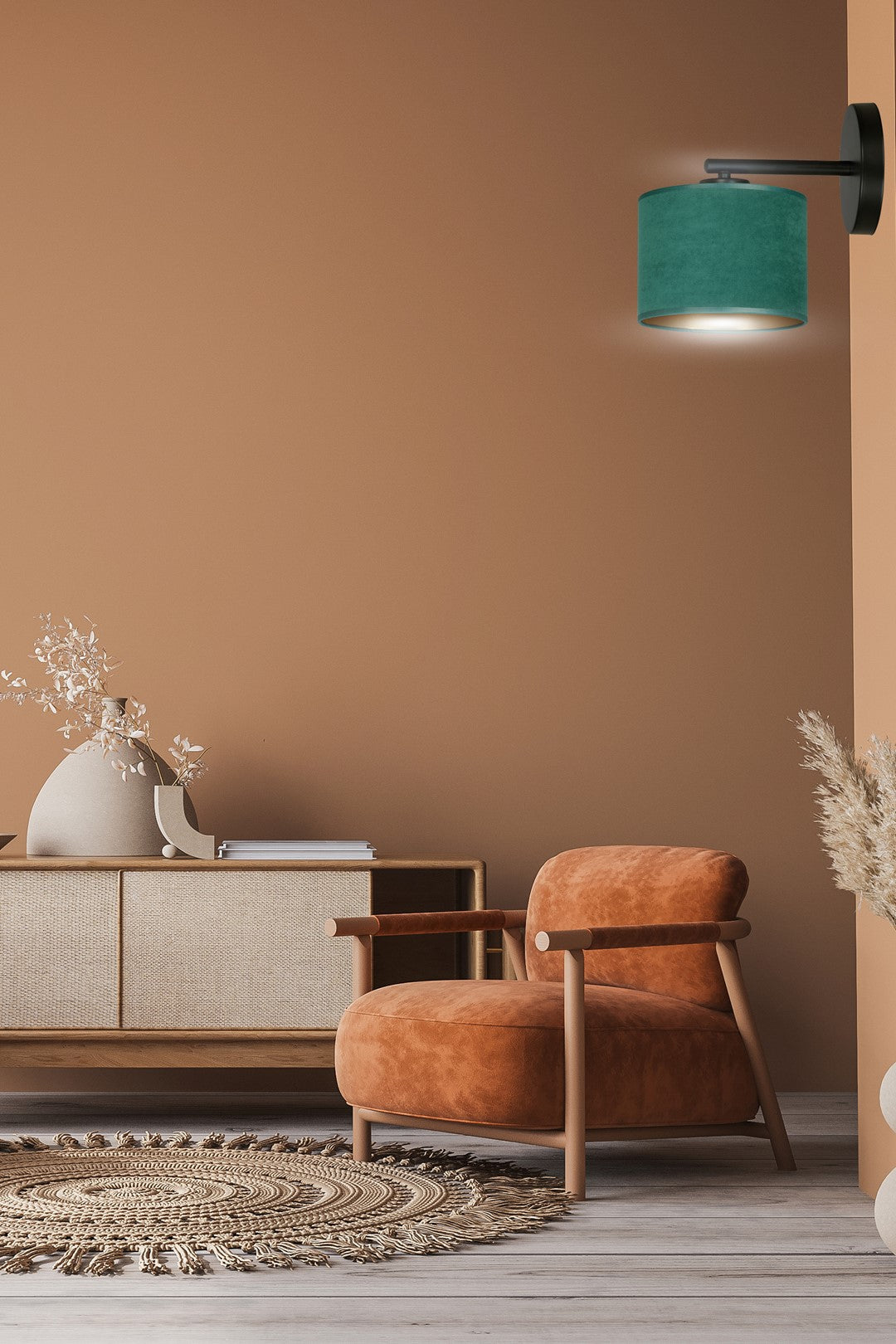 Hilde wall lamp green