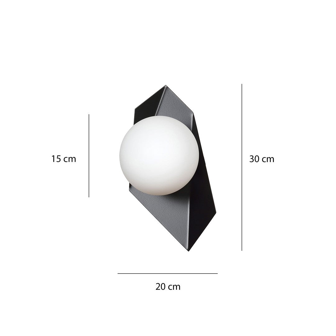 Drifton wall lamp black
