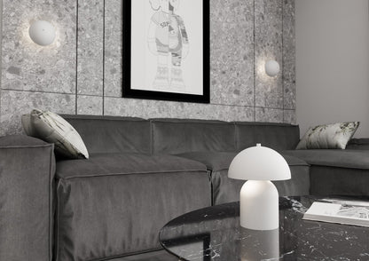 Mush wall lamp white