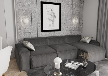 Mush wall lamp white