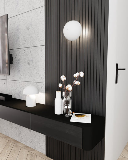 Mush wall lamp white