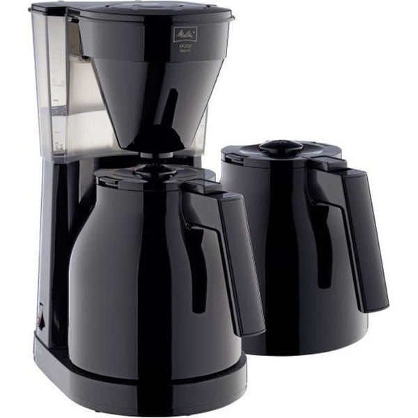 MELITTA Easy Therm II - Filterkaffemaskine 1 L - 1050 W + ekstra kande - Sort