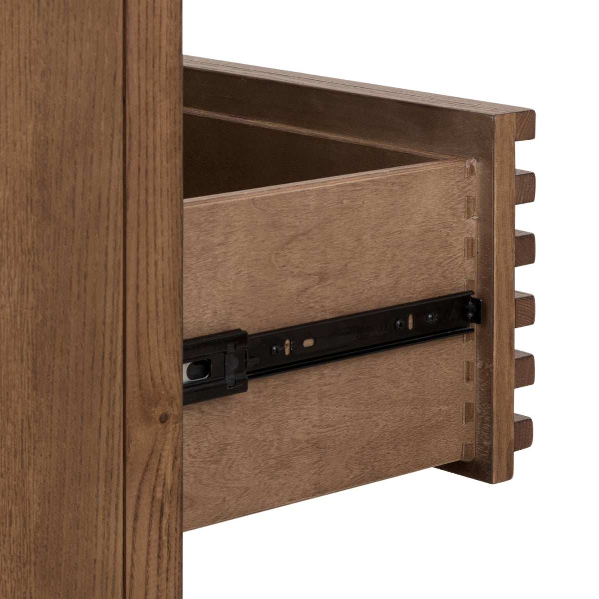 Tanner Five-Drawer Dresser in Ash Wood in Roux