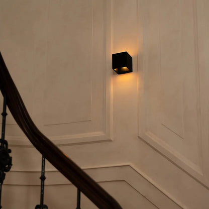 Tess Black Rechargeable Wall Lamp | Motion sensor, 20 Light Modes & Remote Control-1