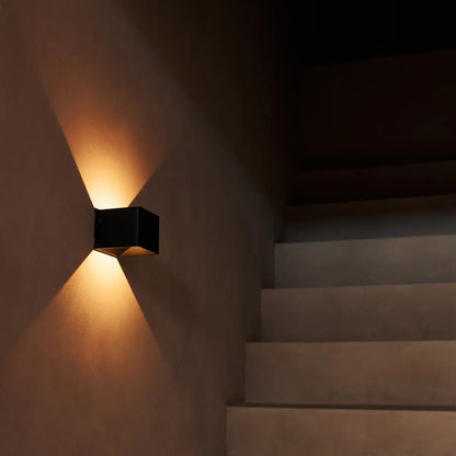 Tess Black Rechargeable Wall Lamp | Motion sensor, 20 Light Modes & Remote Control-0