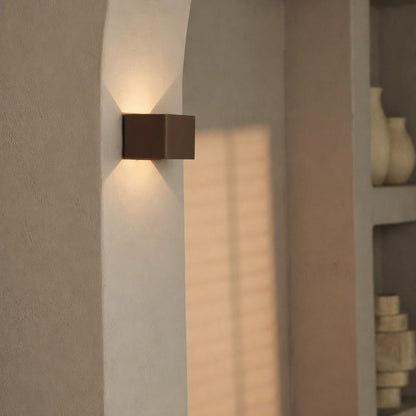 Tess Mocha Brown Rechargeable Wall Lamp | Motion sensor, 20 Light Modes & Remote Control-2