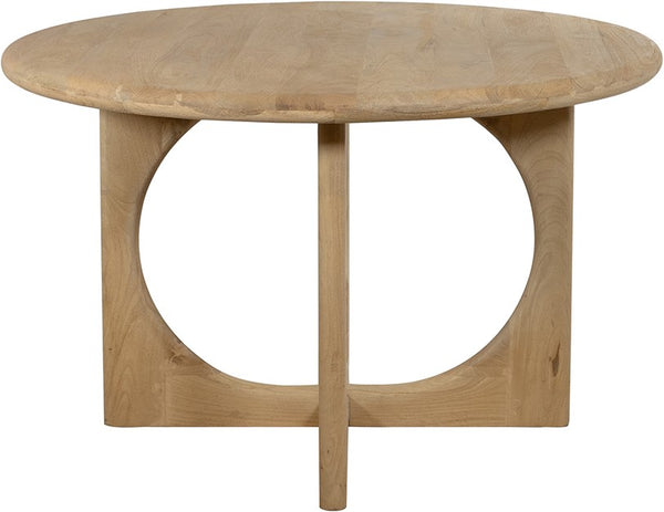 Spisebord Ø130, akacietræ Groovy Naturlig