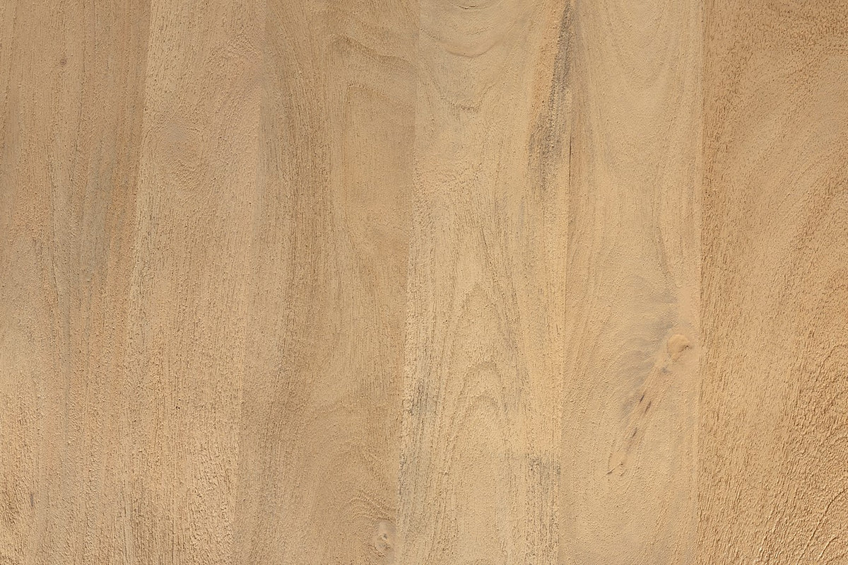 Dining Table Ø130, Acacia Wood Groovy Natural
